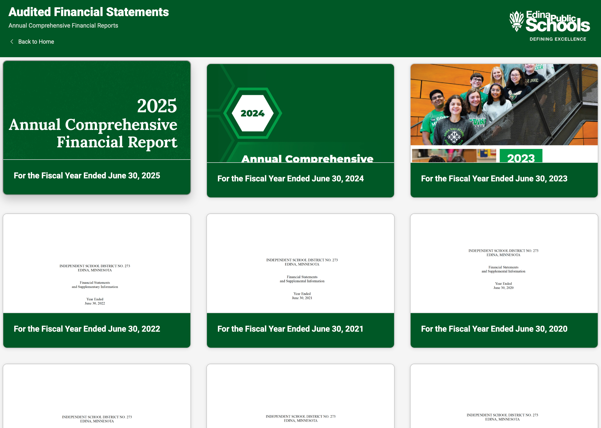 Audited Financial Statements Preview